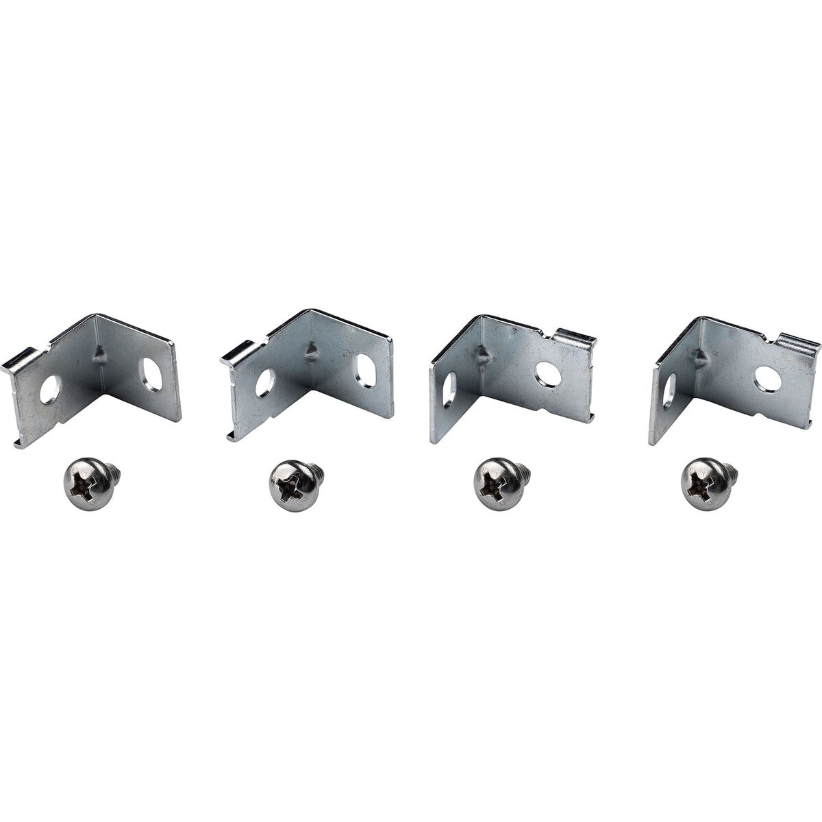 Four Mounting Brackets with Screws for Mean Well—LRS-200/350/600 Series Power Supplies